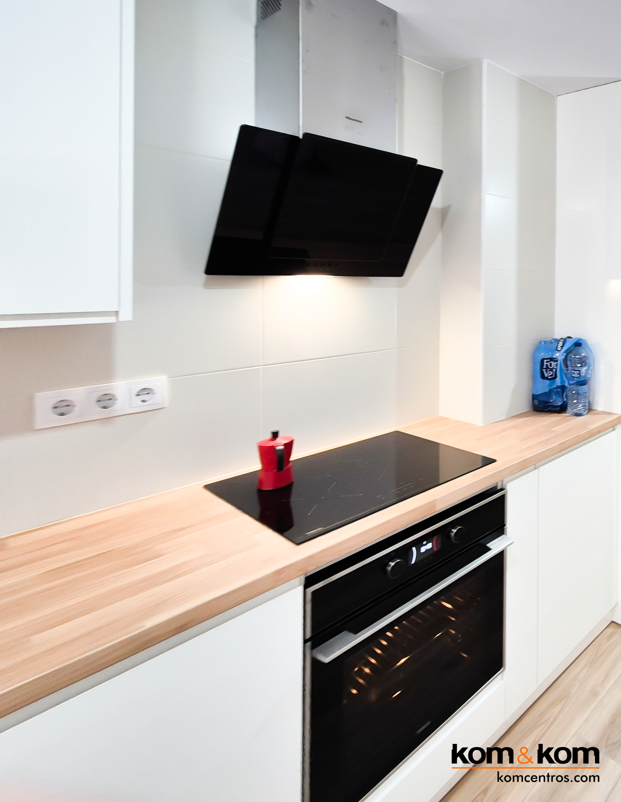 Encimera laminada efecto madera Alvic